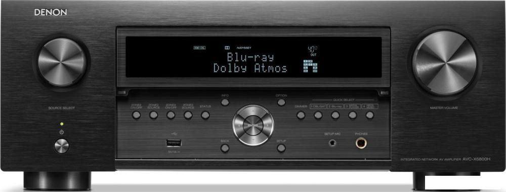 AV ресивер Denon AVC-X6800H (черный)
