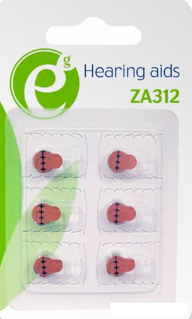 Батарейка EnerGenie ZA312 6 шт EG-BA-ZA312-01