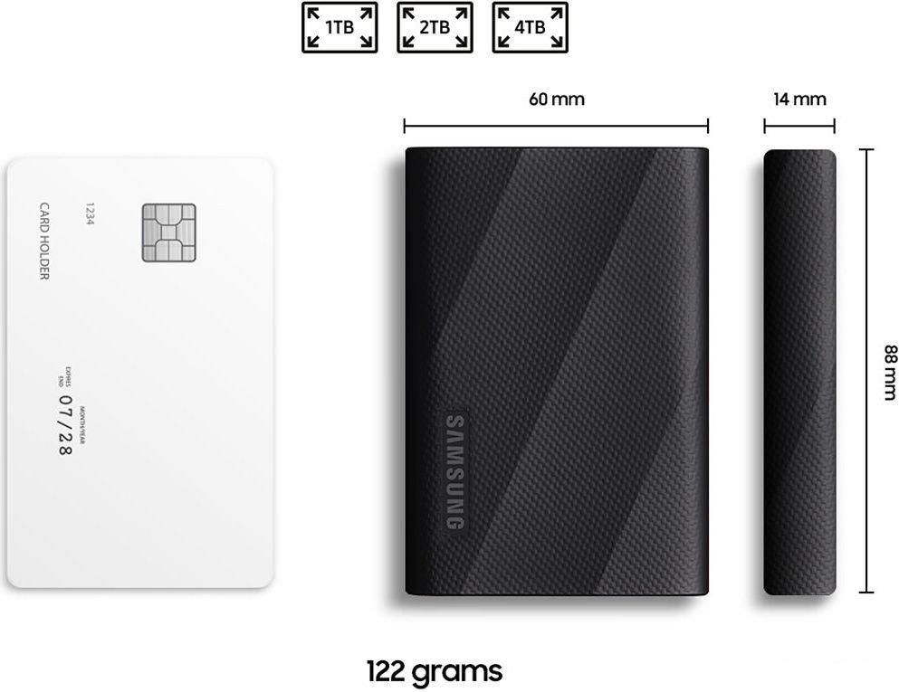 Внешний накопитель Samsung T9 2TB (черный)