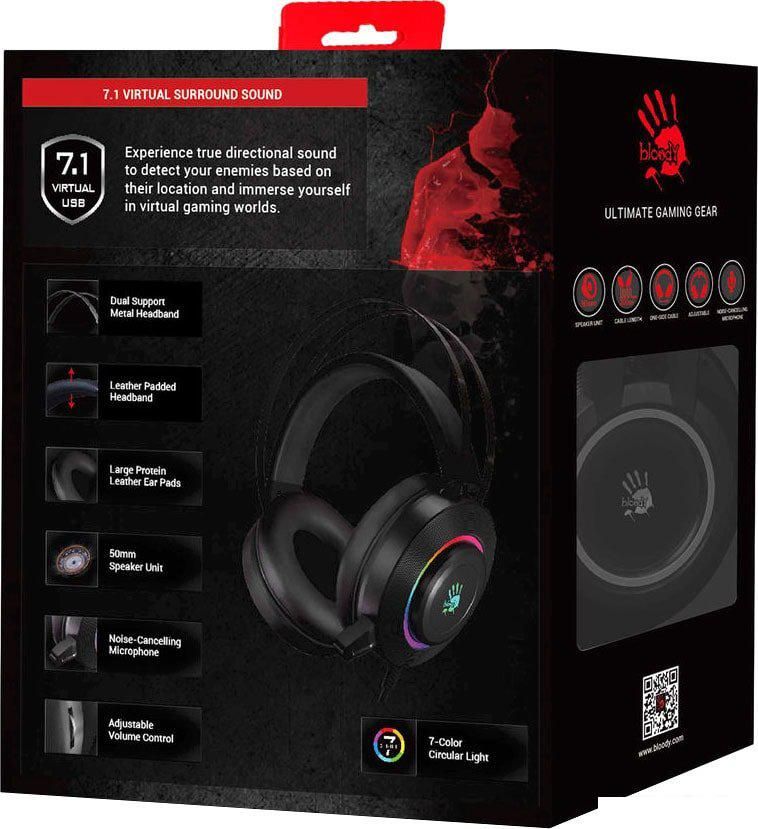 Наушники A4Tech Bloody G521 (черный)
