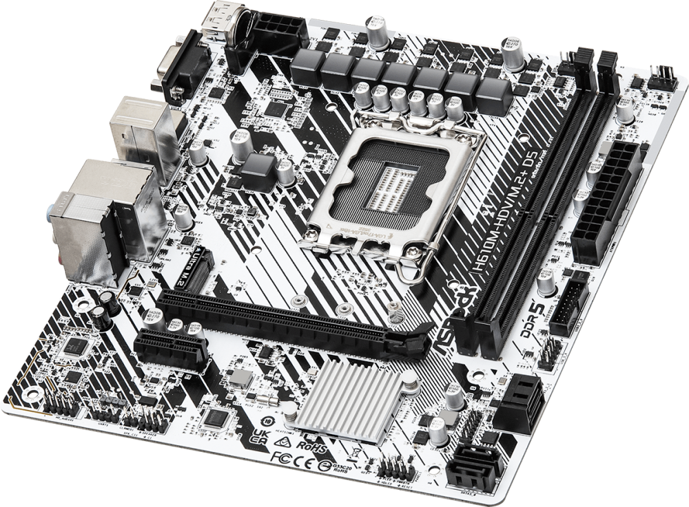 Материнская плата ASRock H610M-HDV/M.2+ D5