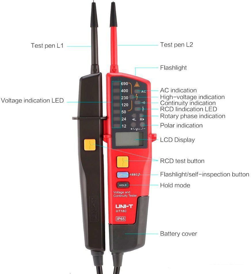 Тестер UNI-T UT18C