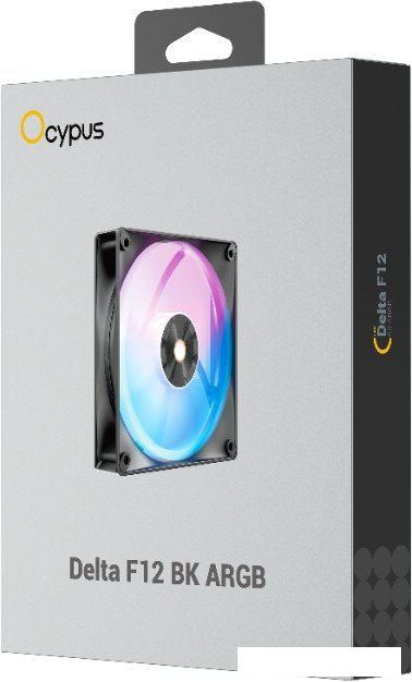 Вентилятор для корпуса Ocypus Delta F12 BK ARGB