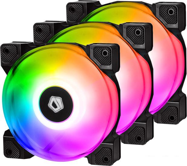 Комплект вентиляторов для корпуса ID-Cooling DF-12025-ARGB-TRIO
