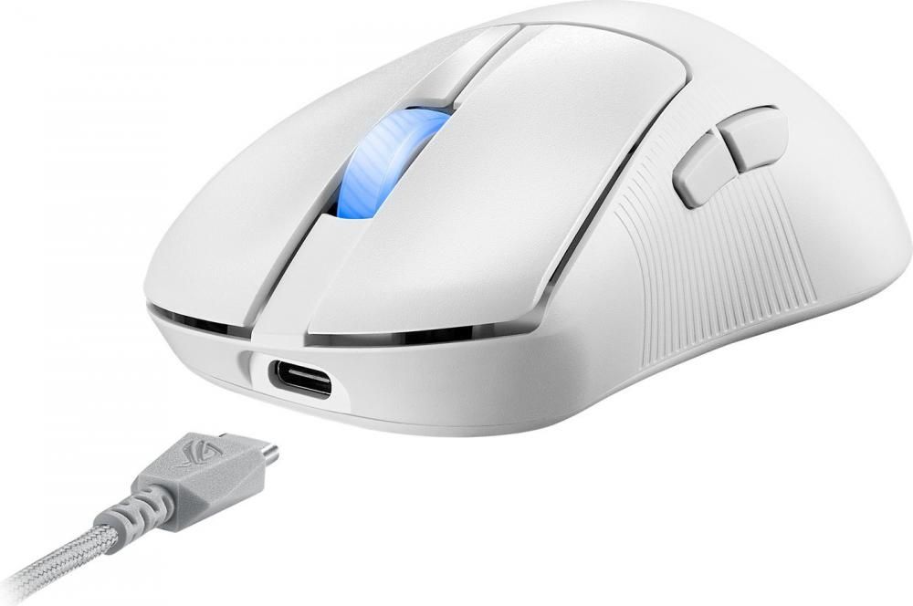 Игровая мышь ASUS ROG Keris II Ace Moonlight White