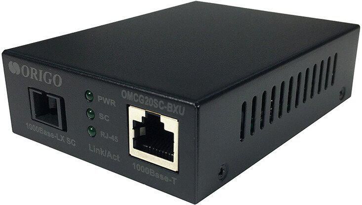 Медиаконвертер Origo OMCG20SC-BXU/A1A