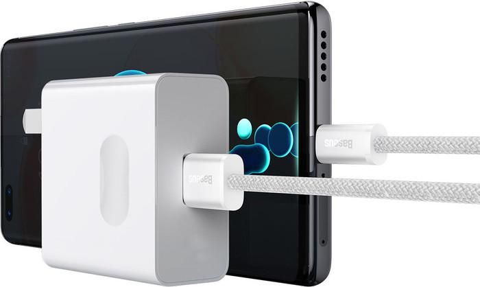Кабель Baseus Dynamic Series Fast Charging Data Cable 100W USB Type-A - USB Type-C (2 м, белый)