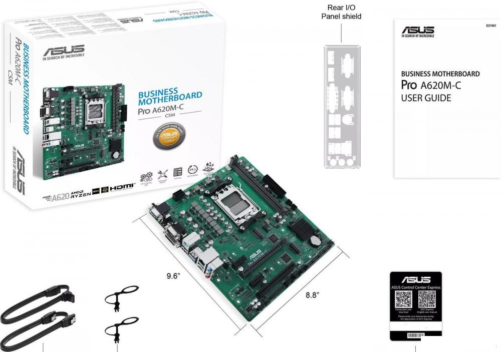 Материнская плата ASUS PRO A620M-C-CSM