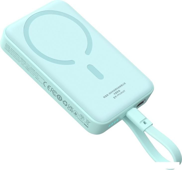 Внешний аккумулятор Baseus Magnetic Fast Charge Power Bank Type-C Edition 30W 10000mAh (мятный)
