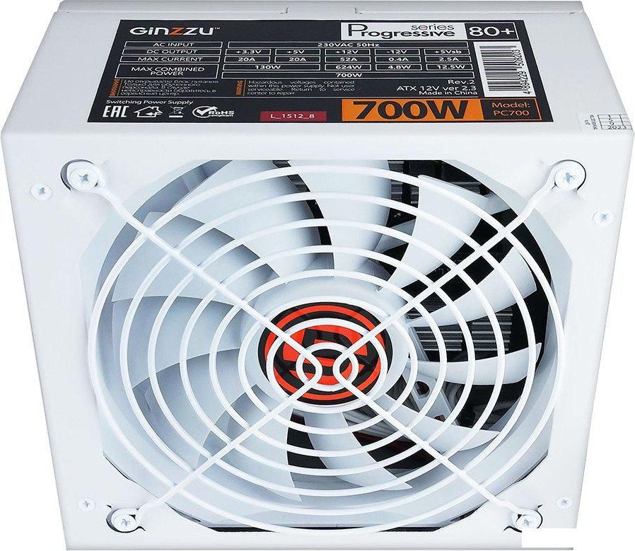Блок питания Ginzzu PC700 (белый)
