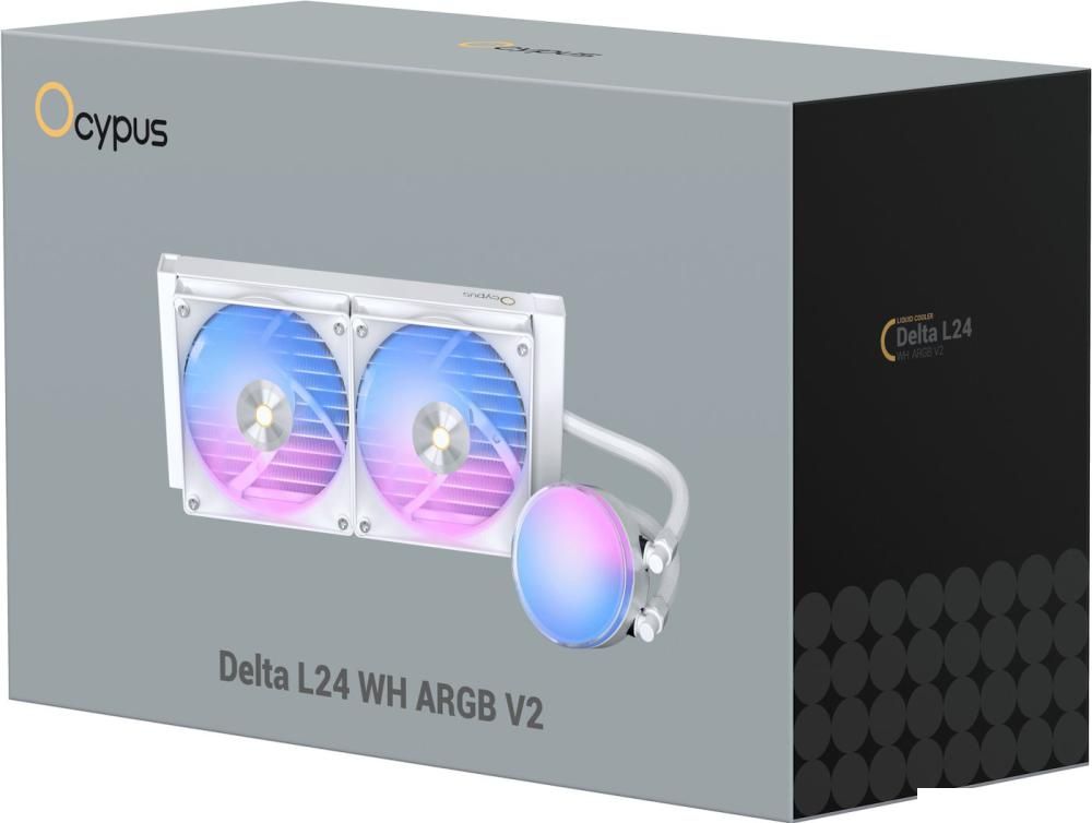Система жидкостного охлаждения для процессора Ocypus Delta L24 WH ARGB V2 (белый)