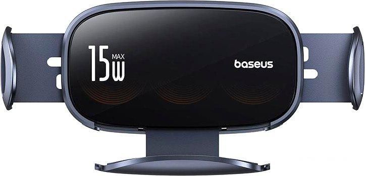 Универсальный держатель Baseus LightChaser Series Triple-Coil Wireless Charging Electric Car Mount C40355901111-00