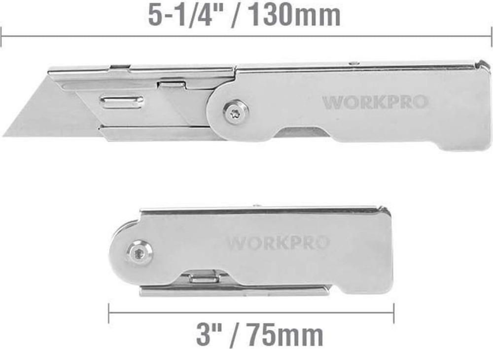 Нож строительный Workpro WP211001