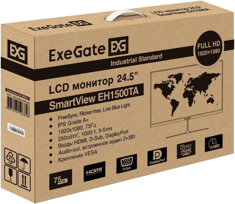 Монитор ExeGate SmartView EH1500TA EX300410RUS