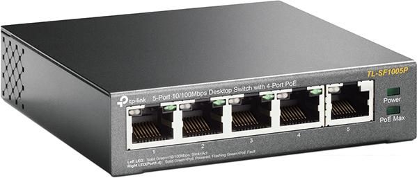 Неуправляемый коммутатор TP-Link TL-SF1005P