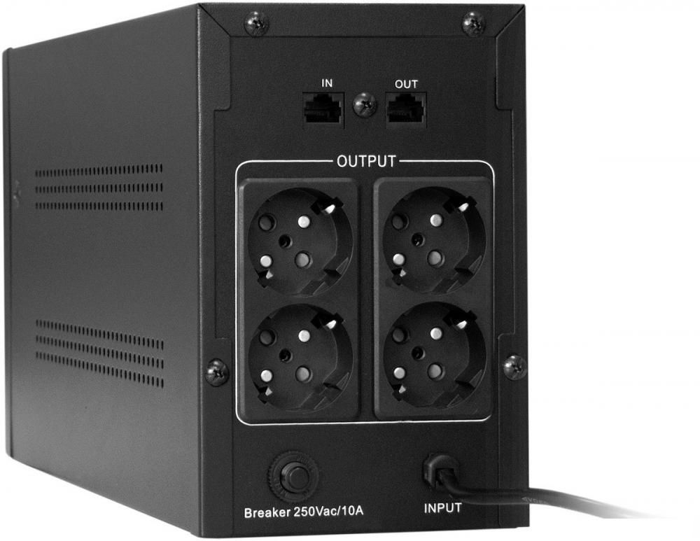 Источник бесперебойного питания ExeGate SpecialPro UNB-1000.LED.AVR.4SH.RJ