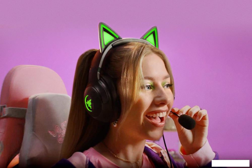 Наушники Razer Kraken Kitty V2 (черный)