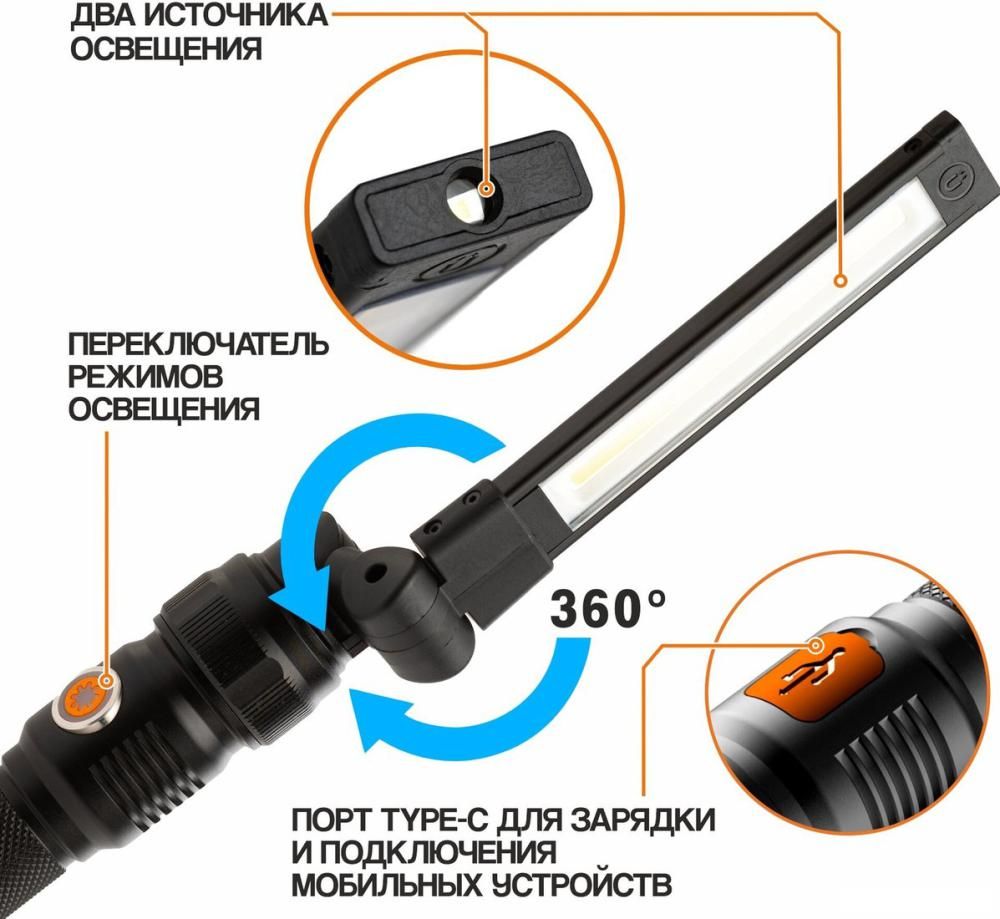 Фонарь MaxPiler MWL-09