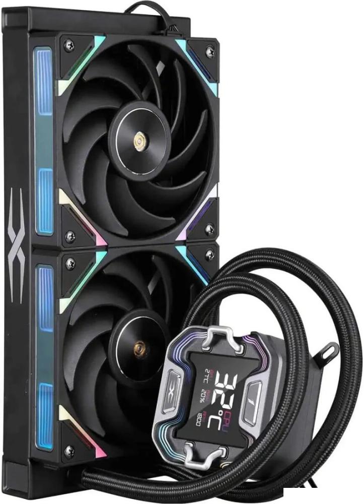 Система жидкостного охлаждения для процессора 1stPlayer X-240E (черный)