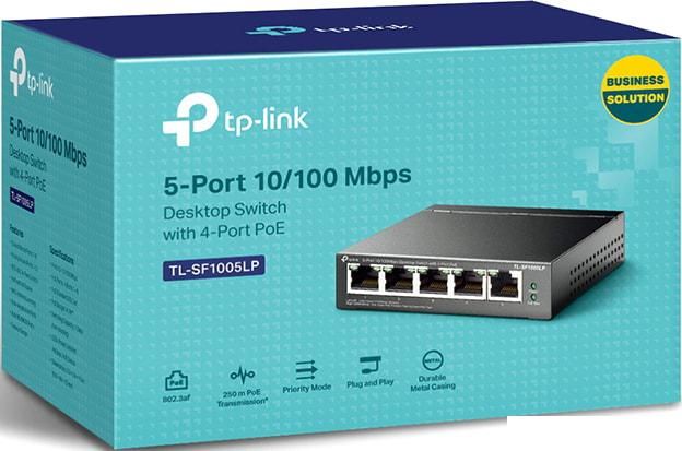 Неуправляемый коммутатор TP-Link TL-SF1005LP