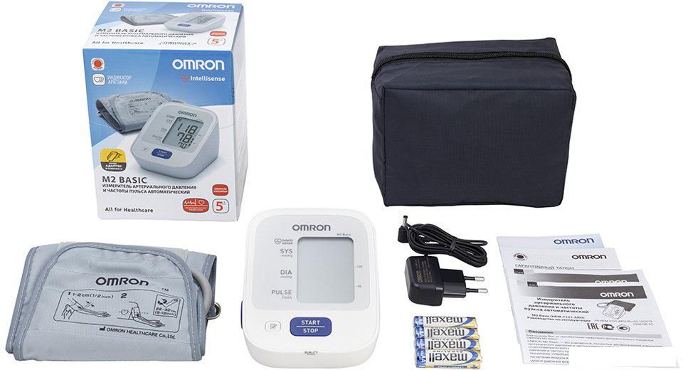 Автоматический тонометр Omron M2 Basic [HEM-7121-ARU]