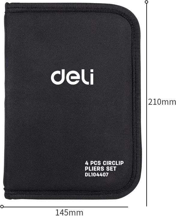 Набор пассатижей Deli DL104407 (4 предмета)