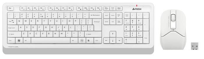 Офисный набор A4Tech Fstyler FG1012 (белый)