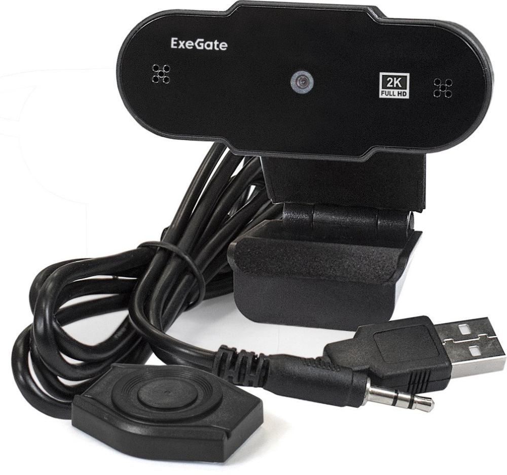 Веб-камера ExeGate BlackView C931 2K Tripod
