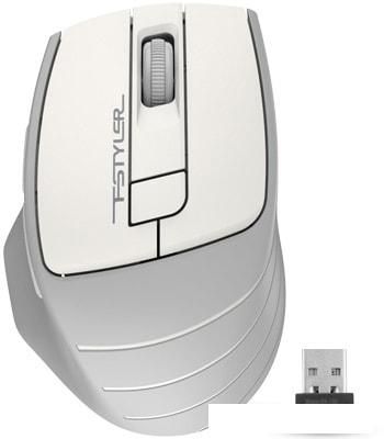 Мышь A4Tech Fstyler FG30S (серый/белый)