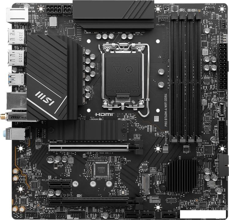 Материнская плата MSI Pro B760M-A WiFi DDR4