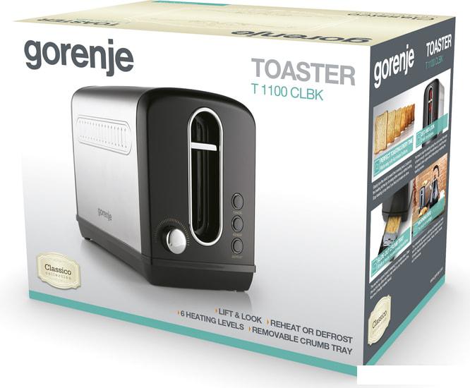 Тостер Gorenje T1100CLBK