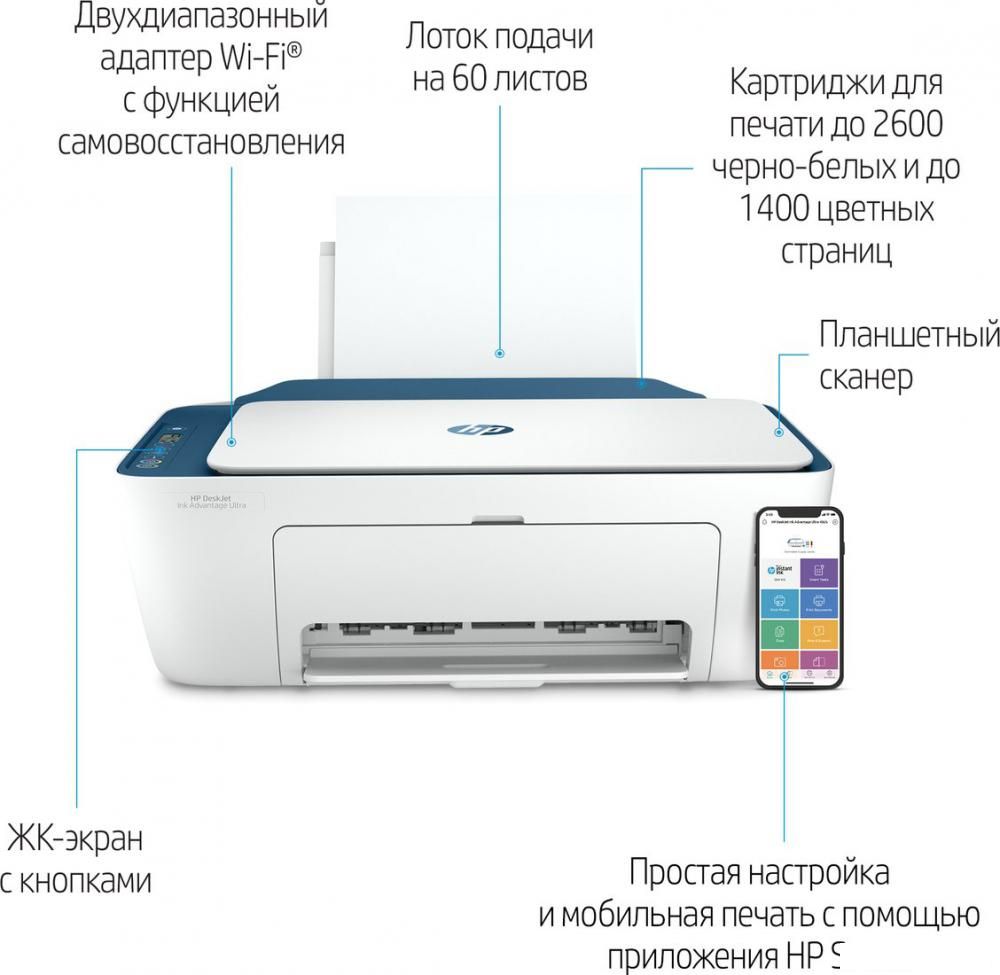 МФУ HP DeskJet Ink Advantage Ultra 4828 25R76A