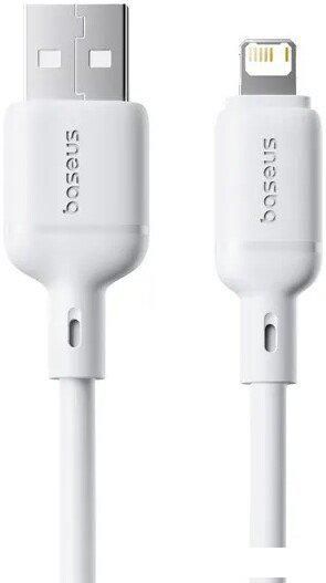 Кабель Baseus Silky Series Fast Charging Cable USB Type-A - Lightning (2 м, белый)
