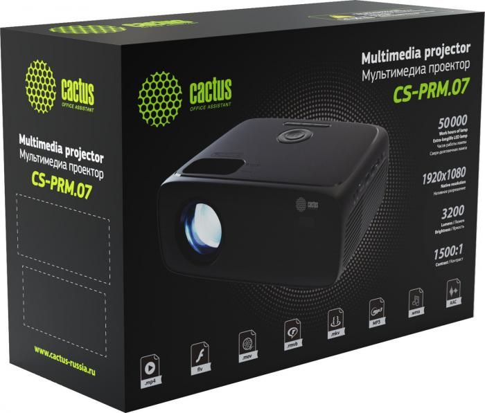 Проектор CACTUS CS-PRM.07B.WUXGA