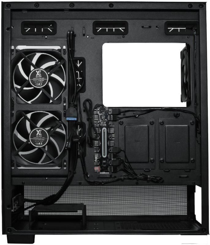 Корпус XASTRA Q500 3ARGB-FG-C10-UC (черный)