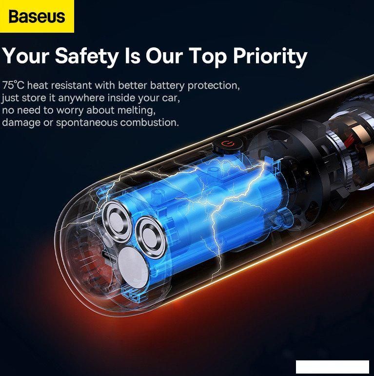 Автомобильный пылесос Baseus A3lite Car Vacuum Cleaner VCAQ050001 (черный)