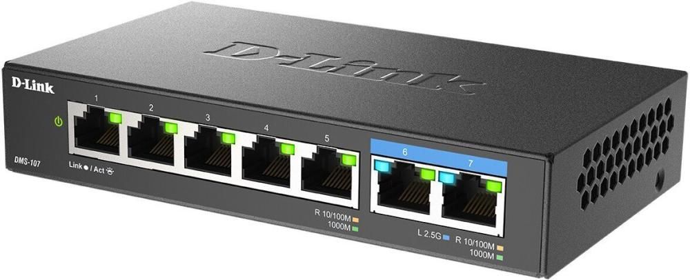 Неуправляемый коммутатор D-Link DMS-107/A1A
