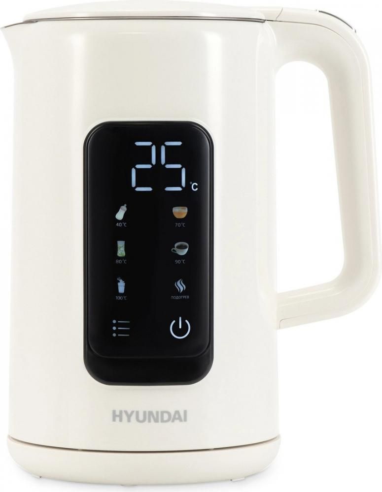 Электрический чайник Hyundai HYK-S4606 (кремовый)