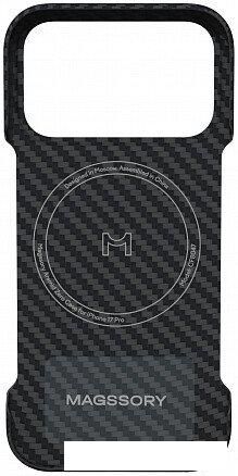 Чехол для телефона Magssory Aramid Zero Case для iPhone 17 Pro Black CFB047
