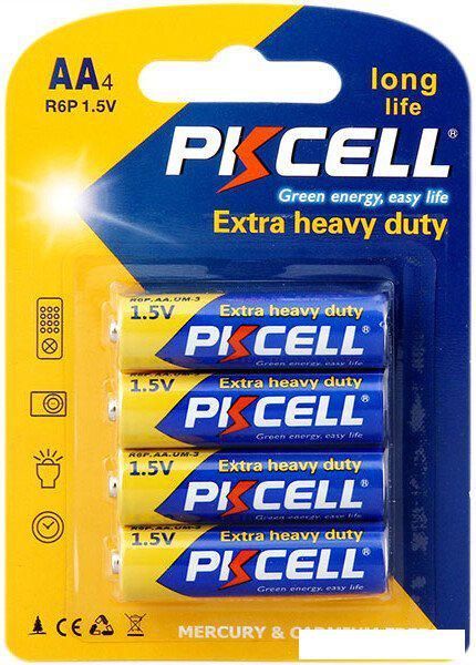 Батарейка PKCELL R6P-4B