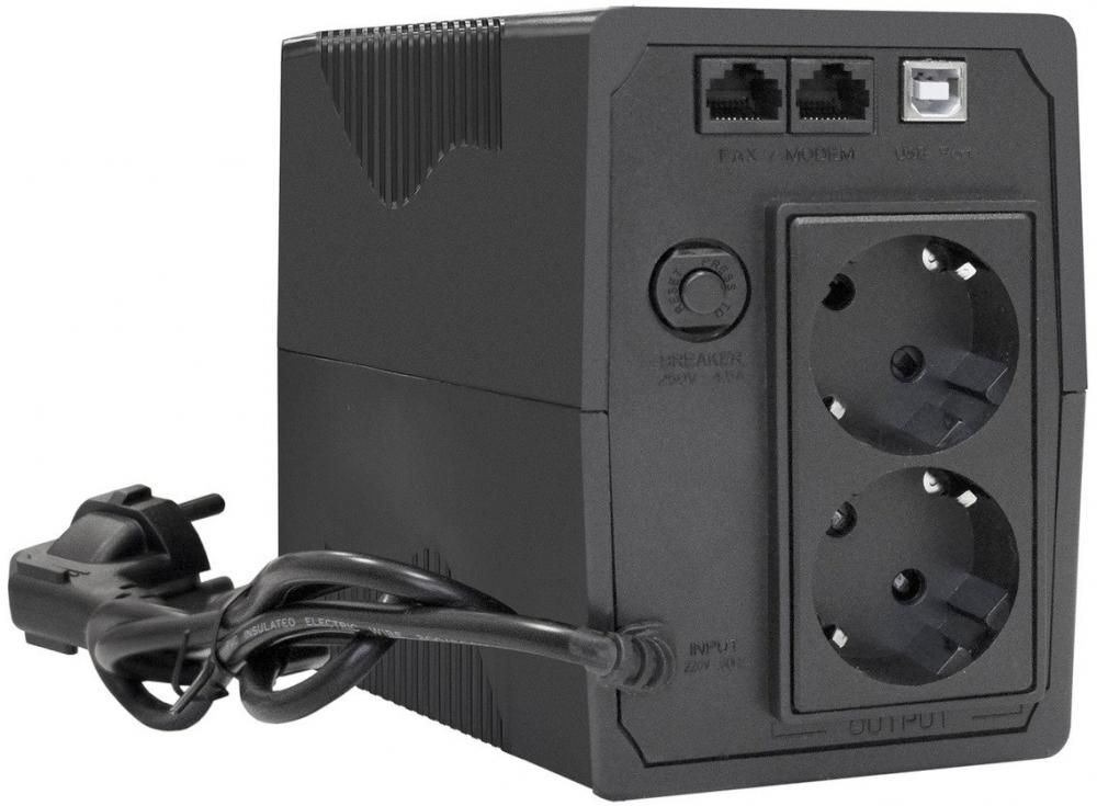 Источник бесперебойного питания ExeGate Power Smart ULB-1000.LCD.AVR.2SH.RJ.USB EX292792RUS