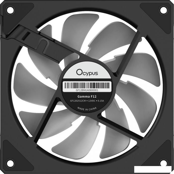 Вентилятор для корпуса Ocypus Gamma F12 BK ARGB