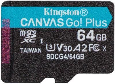 Карта памяти Kingston Canvas Go! Plus microSDXC 64GB SDCG4/64GB