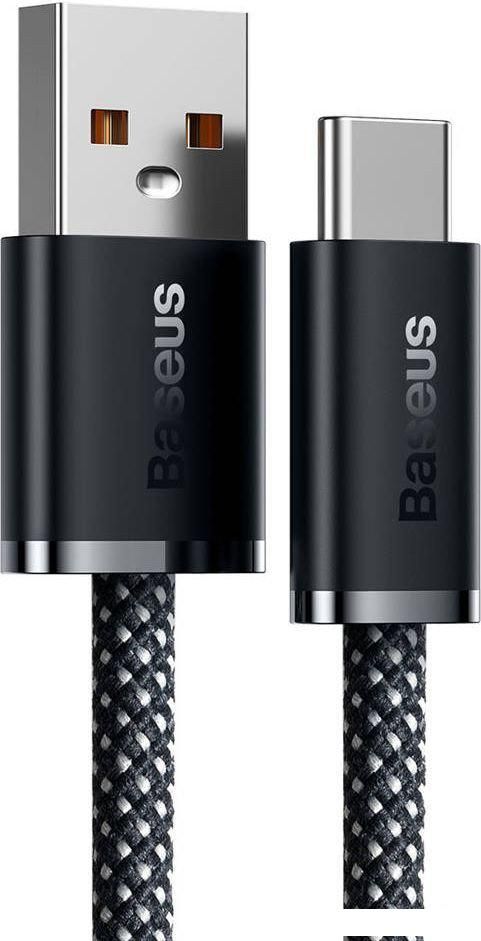 Кабель Baseus Dynamic Series Fast Charging Data Cable 100W USB Type-A - USB Type-C (1 м, серый)