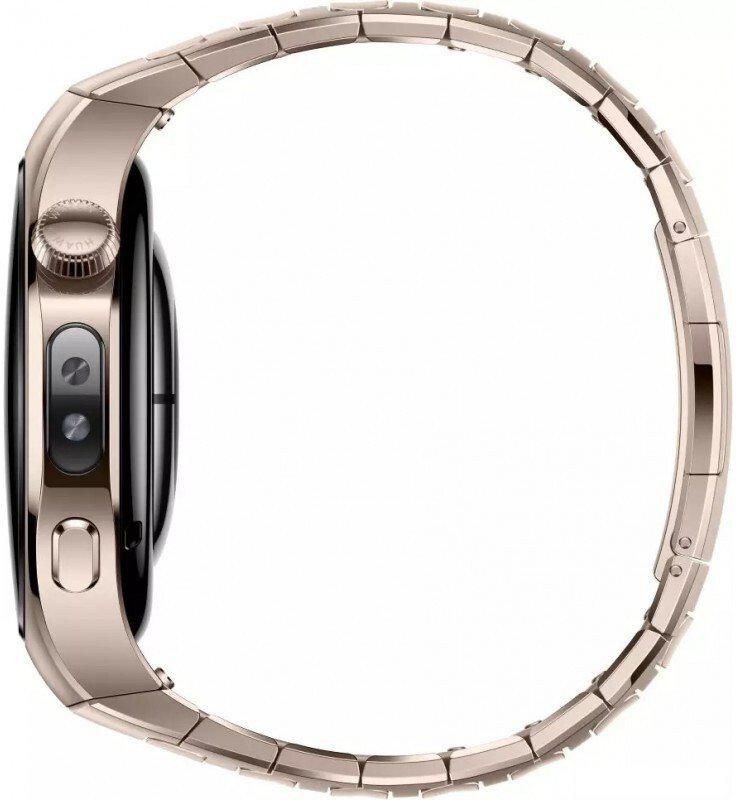Умные часы Huawei Watch 5 42 мм (золотистый, с золотистым титановым ремешком, международная версия)