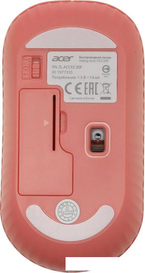 Офисный набор Acer OCC205 (бежевый/розовый)