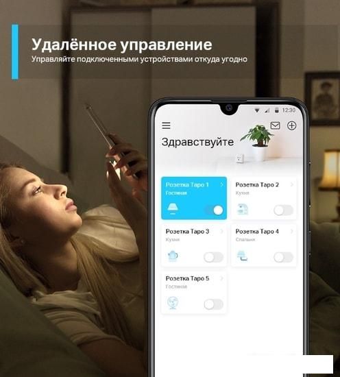 Умная розетка TP-Link Tapo P100