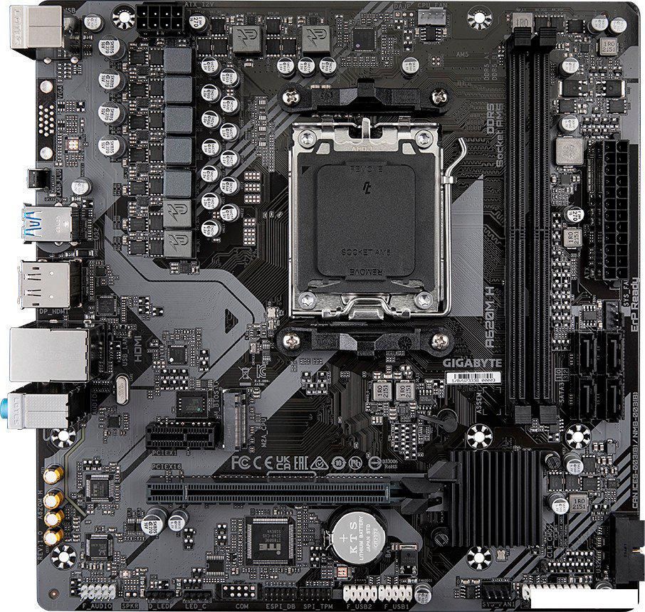 Материнская плата Gigabyte A620M H (rev. 1.2)