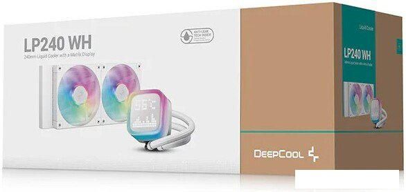Система жидкостного охлаждения для процессора DeepCool LP240 WH R-LP240-WHMSMC-G-1