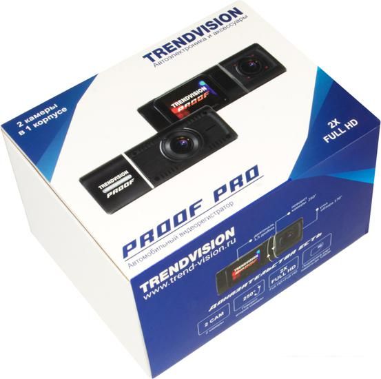 Видеорегистратор-GPS информатор (2в1) TrendVision Proof PRO GPS